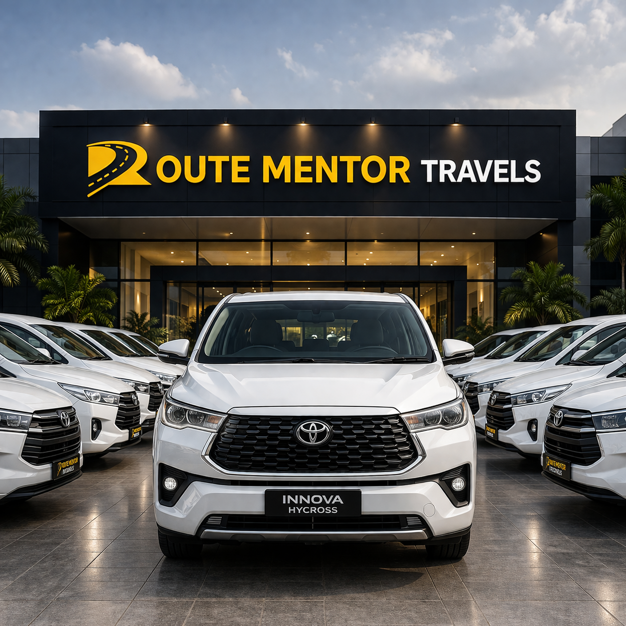 Route Mentor Travels premium fleet Hyderabad